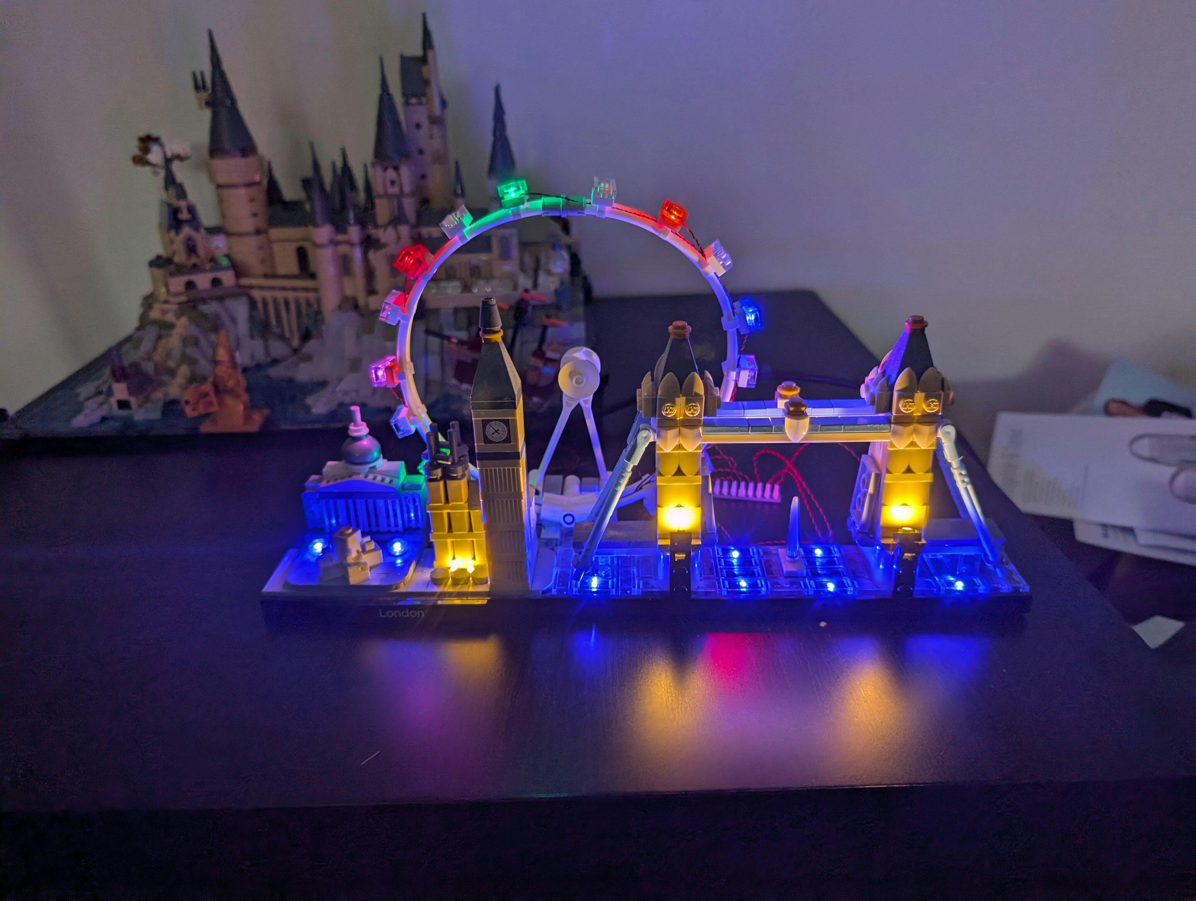 ライトノベル4作品セット BrickBling Light Kit for LEGO City Skyline Series London 21034