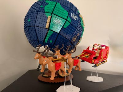 LEGO Santa's Sleigh Display Stand (40499 Winter Village: Santa's Sleigh)