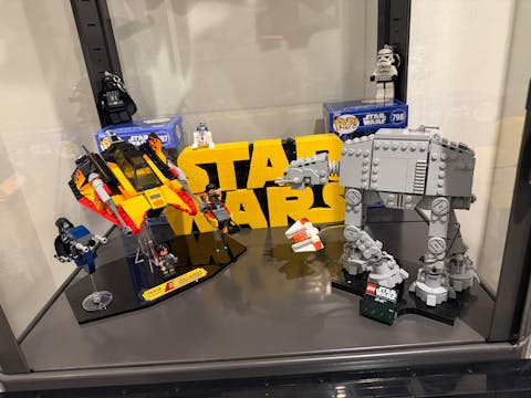 Display Stand for LEGO Star Wars The Force Burner Snowspeeder (75414)