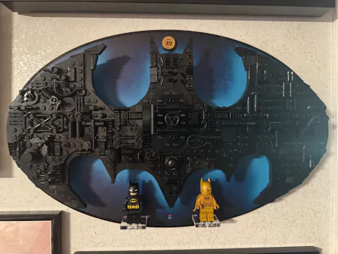 Wall-Mount Display Stand for LEGO Batman - Batman Logo (76330)