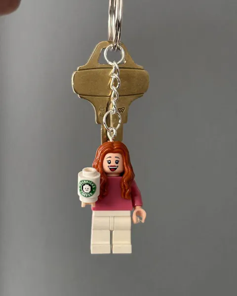 Customer photo of Custom Minifigure Keychain