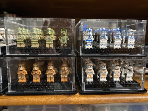LEGO® Minifigure Army Display Case – 20-Count Stacker