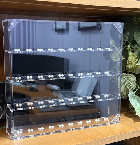 Wall Mounted Display Cases for 40 LEGO® Minifigures