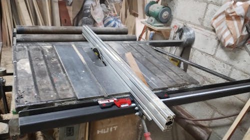 Guía Lateral PREMIUM para Sierra de Mesa - Sistema Completo con Valla de Aluminio 1.20m