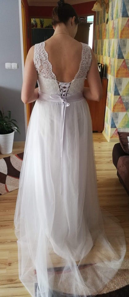 boho wedding dress under 100