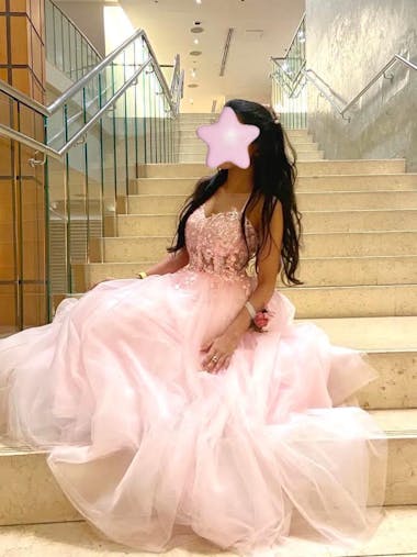 Sweetheart Open Back Pink Lace Long Prom Dresses Tulle Aline Formal Evening Dresses