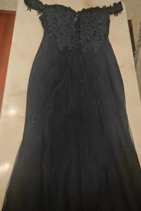 Off-the-Shoulder Mermaid Evening Dress Lace Prom Dress Long