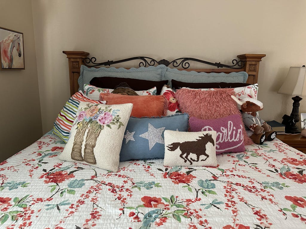 Wild Horse Gallop Hook Pillow