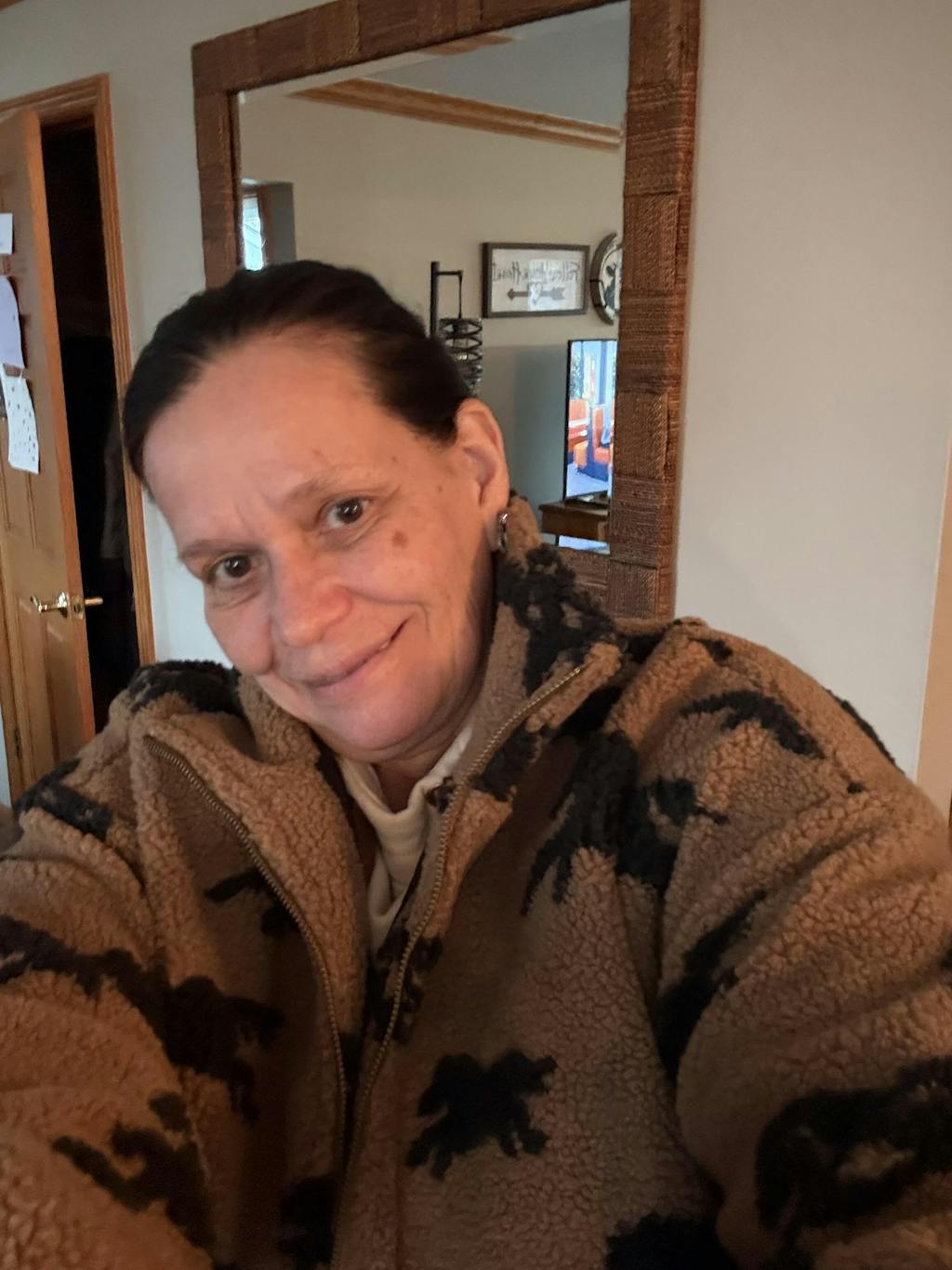 Wild Horse Sherpa Oversized Zip-Up Jacket