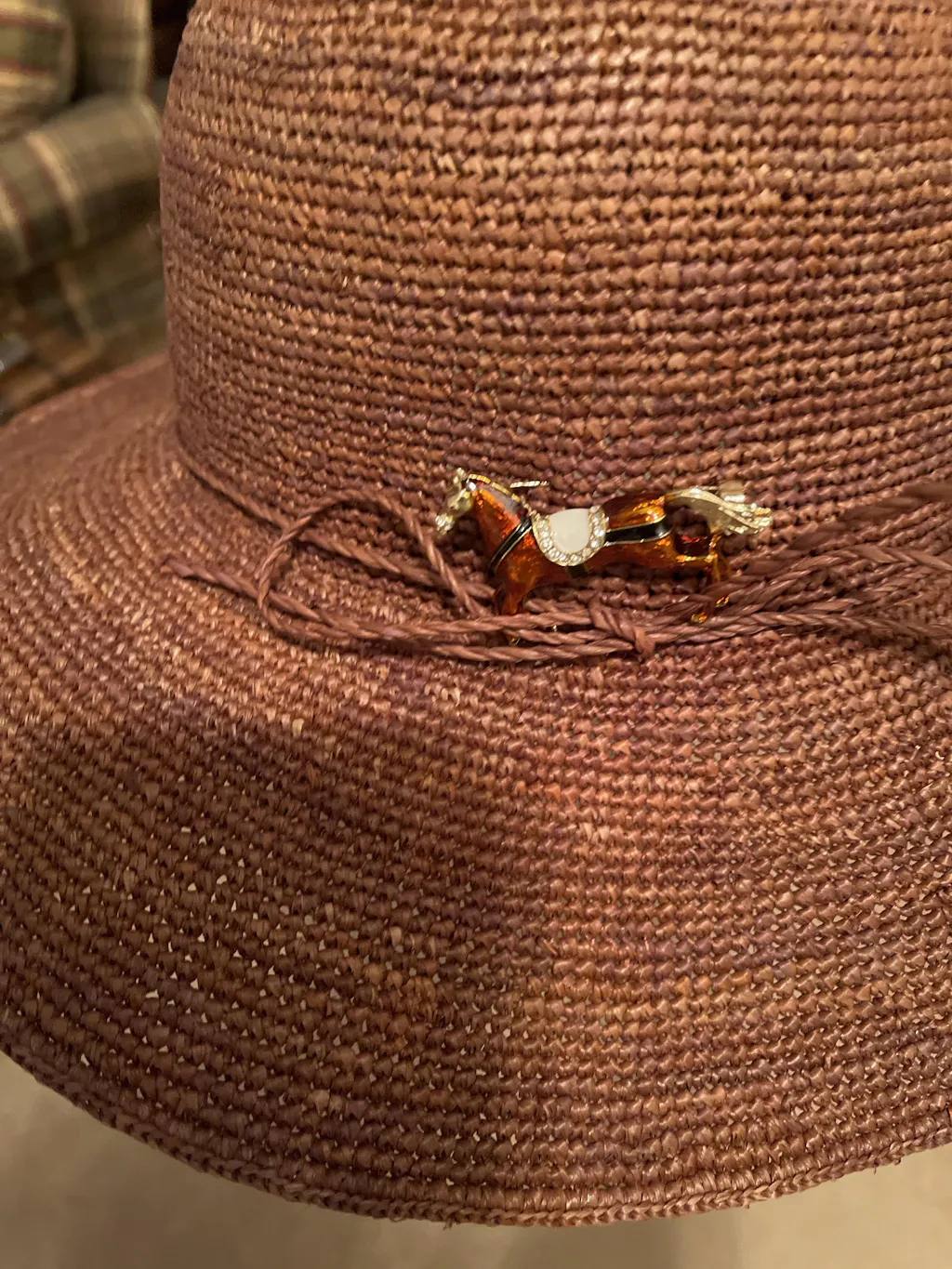 Bridle Up Horse Brooch