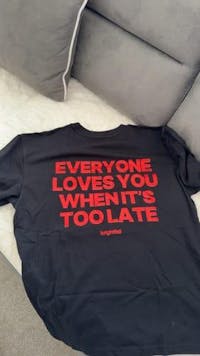 IT'S TOO LATE - Oversized T-Shirt
