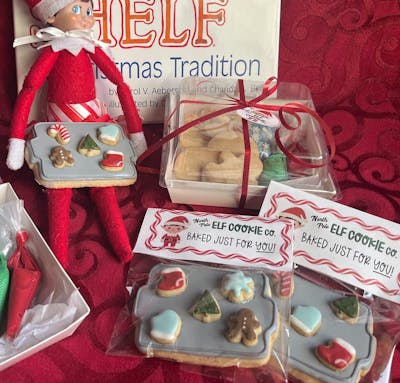 Tiny Elf Cookies Set of 6 Multi-Cutter & Dough Popper