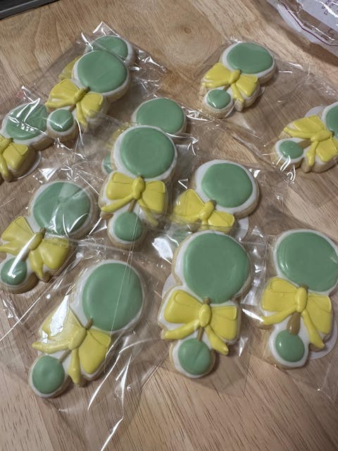 Baby Rattle with Bow 2 Cookie Cutter