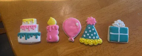 Grace's Birthday Party Cookie Cutter Set