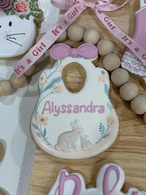 Baby Bib with Bow Cookie Cutters