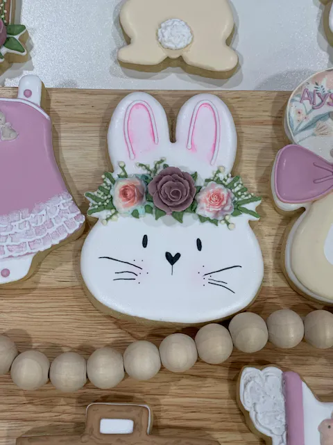 Floral Bunny Cookie Cutter