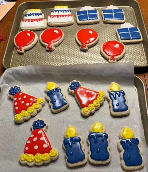 Grace's Birthday Party Cookie Cutter Set