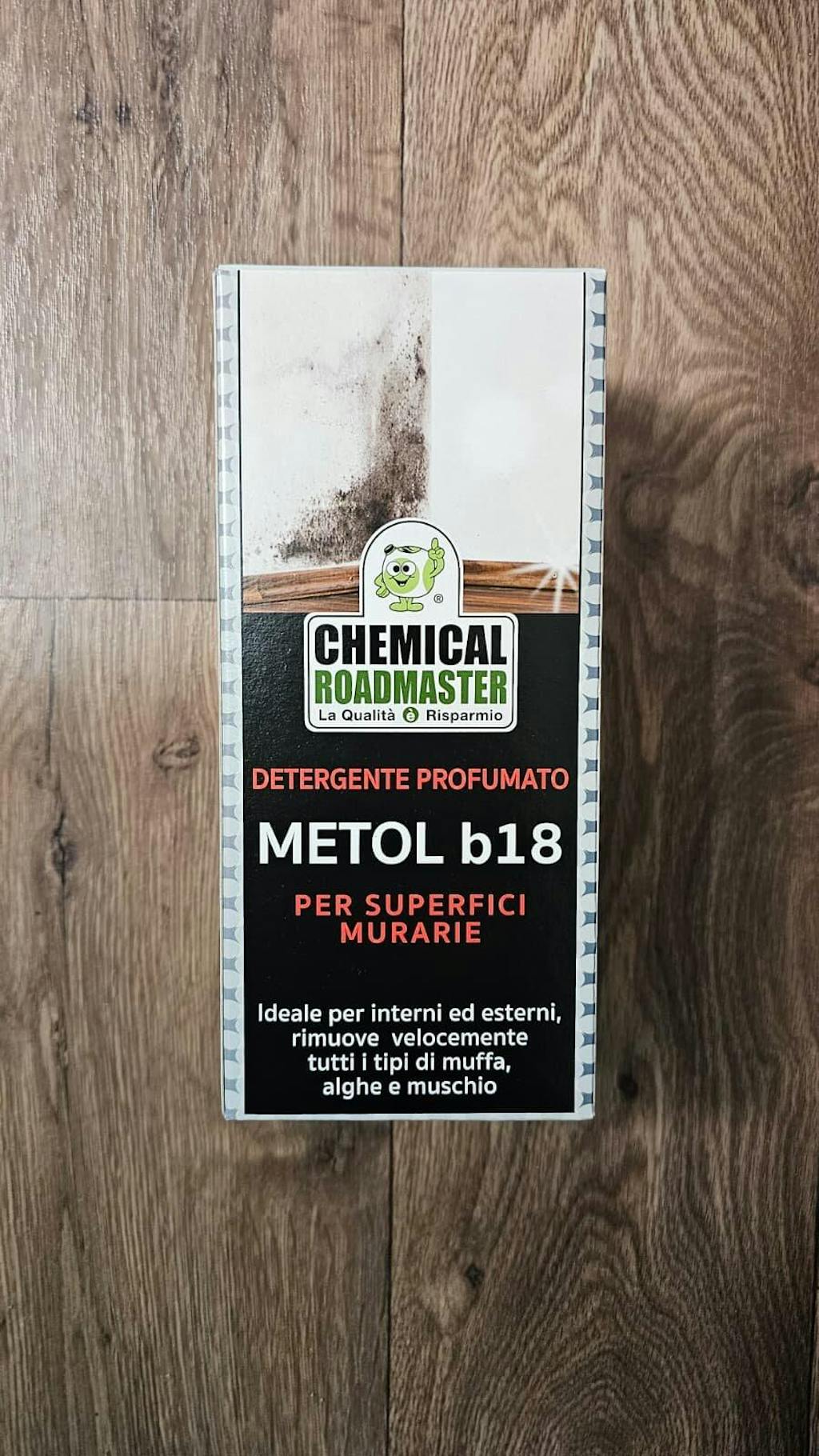 Metol B18 - soluție parfumată, curăță rapid mucegaiul, algele și mușchiul de pe pereții și podelele locuințelor, 500 ml