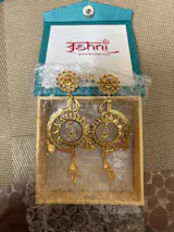 Vedika - Half Chakra Kanbala Earrings