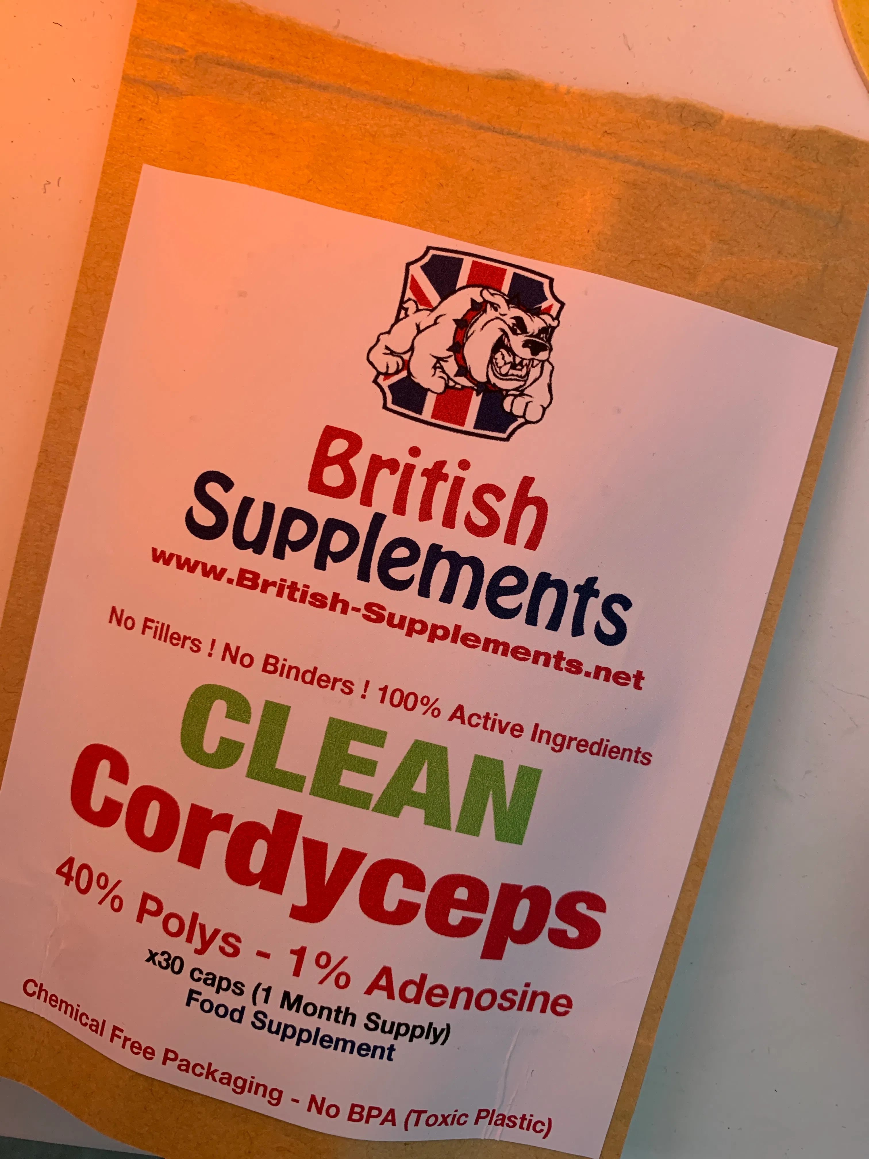 Clean Genuine Cordyceps polysaccharides 40%, Adenosine 1% – British ...