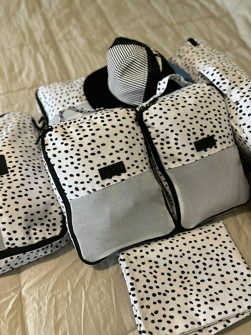 Dalmatian Packing Cube Set Brixley Bags