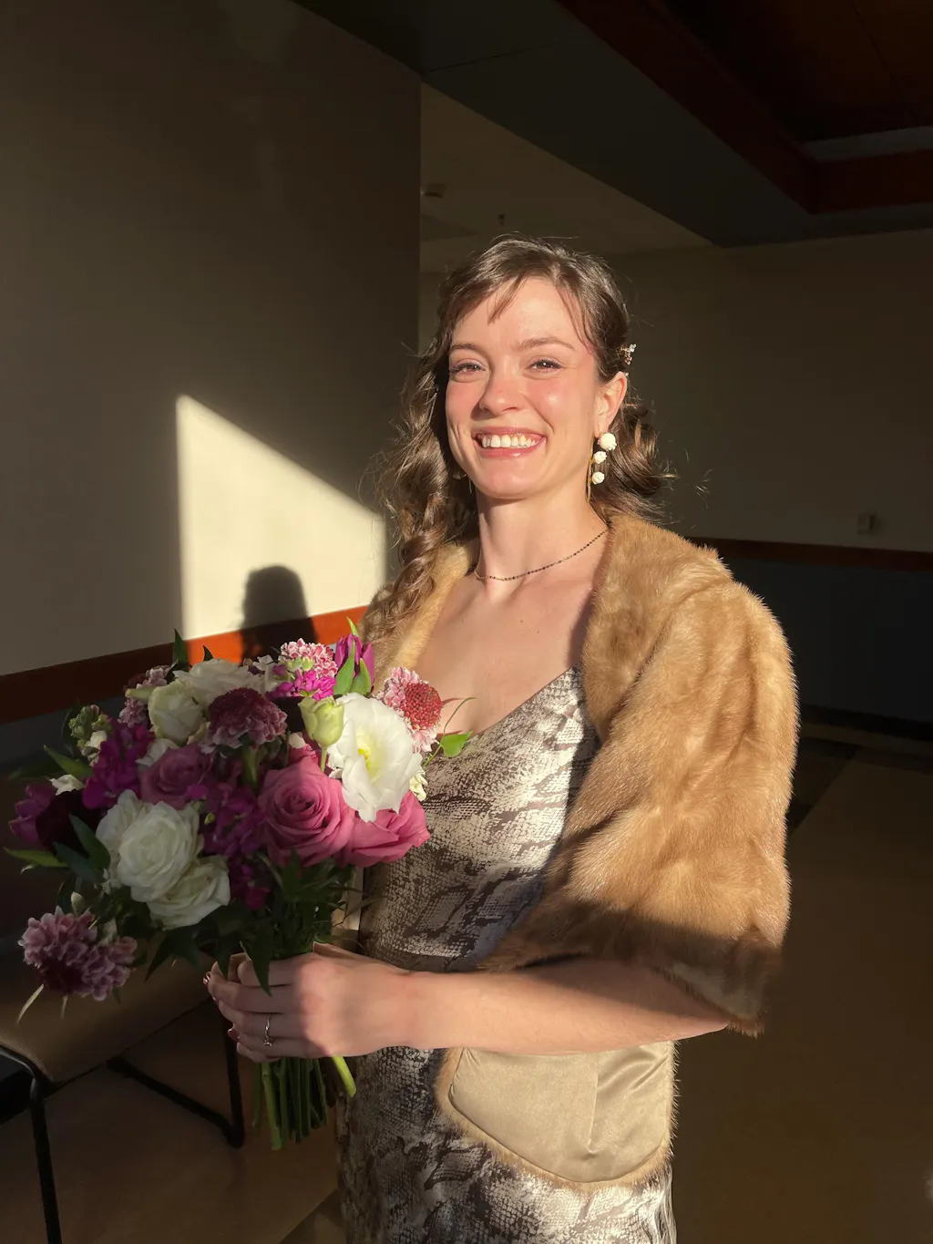 14k Tricolor Valentino Mirror Necklace