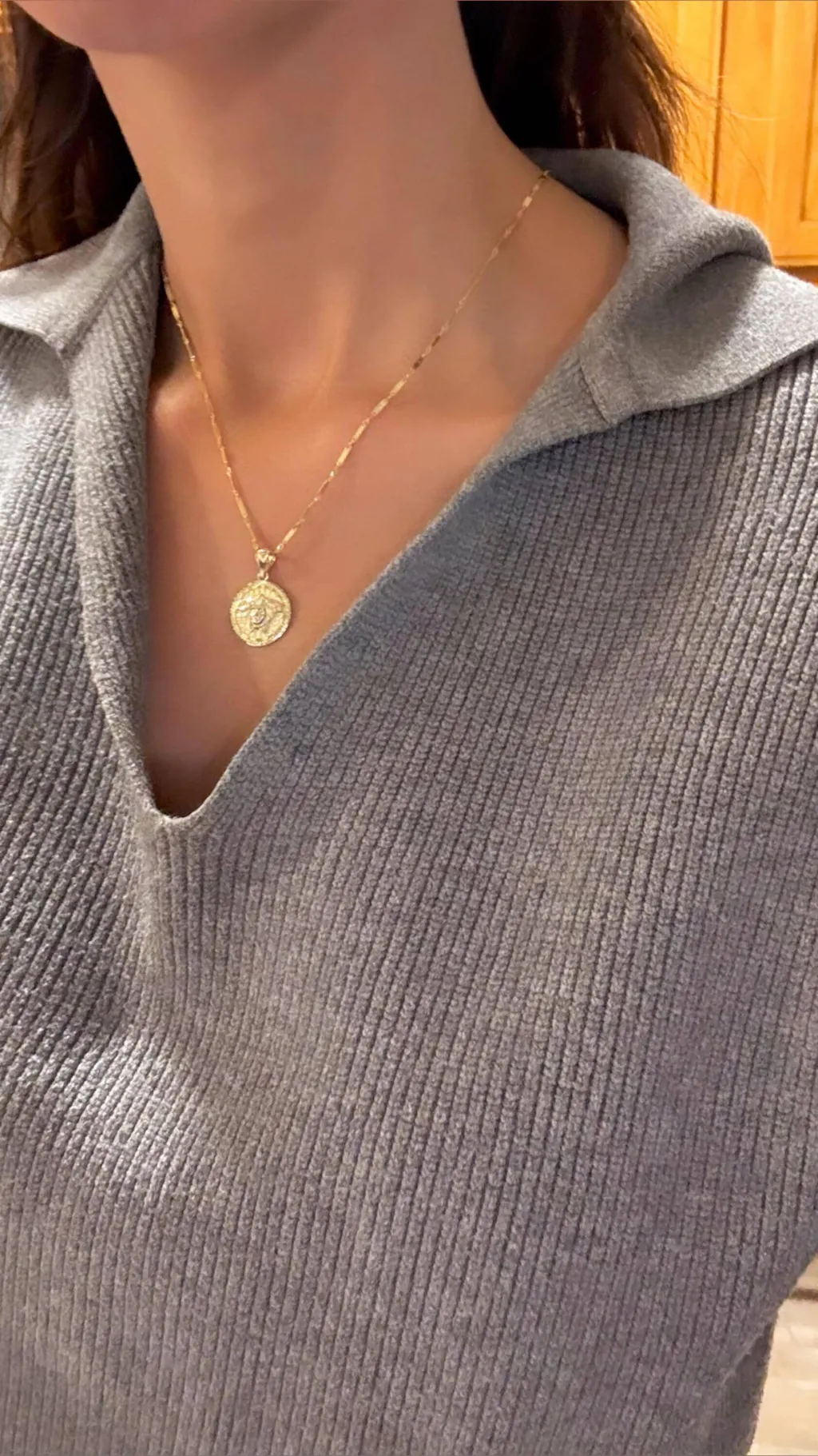 14k Singapore Bar Chains