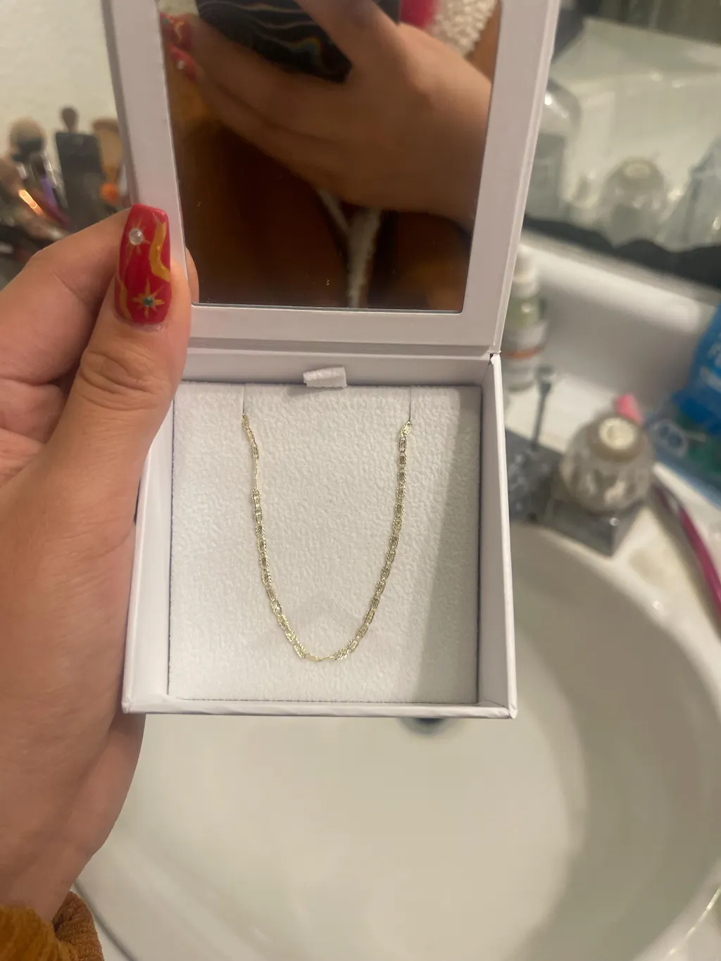 14k Yellow Gold Valentino Chain