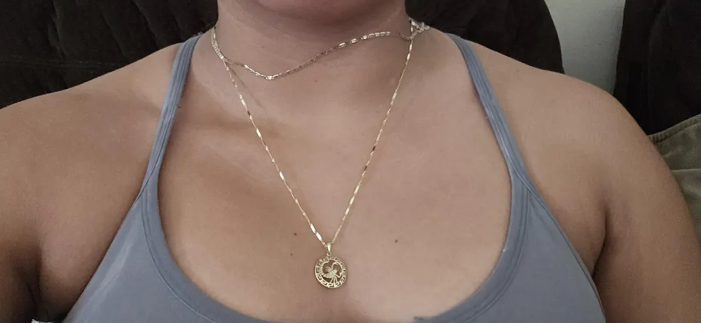 14k Singapore Bar Chains