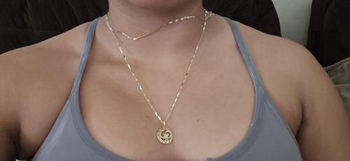 14k Singapore Bar Chains