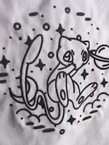 Mew | Pokémon | Tote bag brodé
