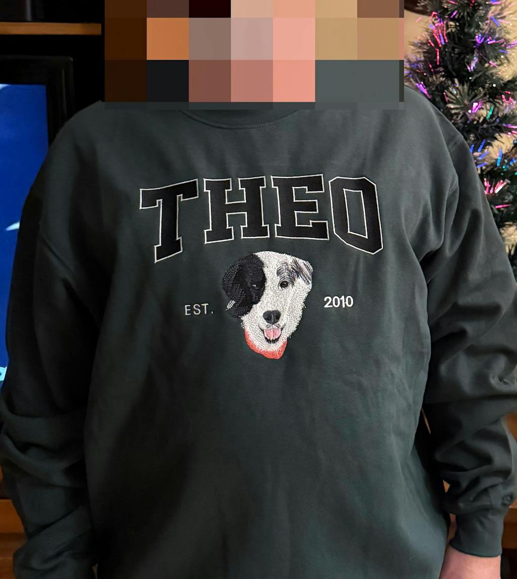 Crewneck personnalisé Mascotte brodé