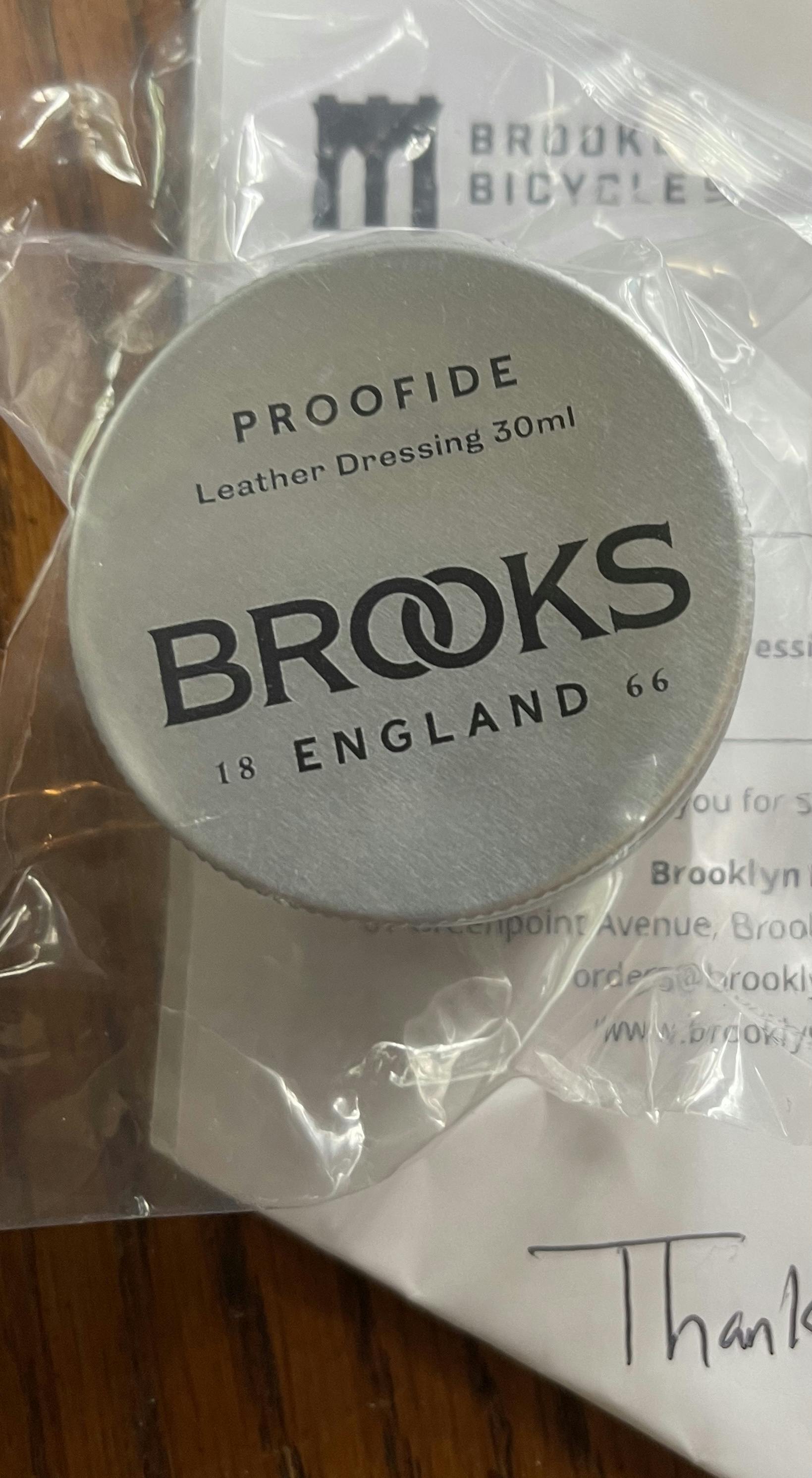 Seat Care Dressing 2019 Genuine Brooks Proofide 25g or 40g Leather Bike Saddle 