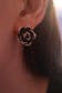 Black Rose Earrings