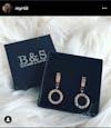 Earrings with Roman Numbers