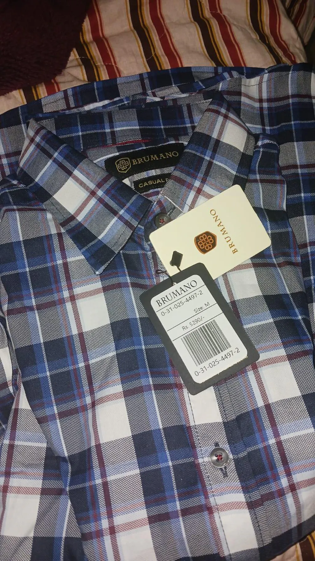 Blue Bold Checkered Shirt