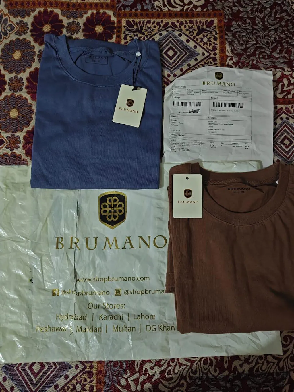 Greyish Blue 100% Cotton Basic Tee