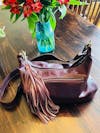Pamela Crossbody Hobo - Merlot