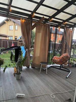 Patio Outdoor Curtain DIY Size Mosquito Net 1 Panel