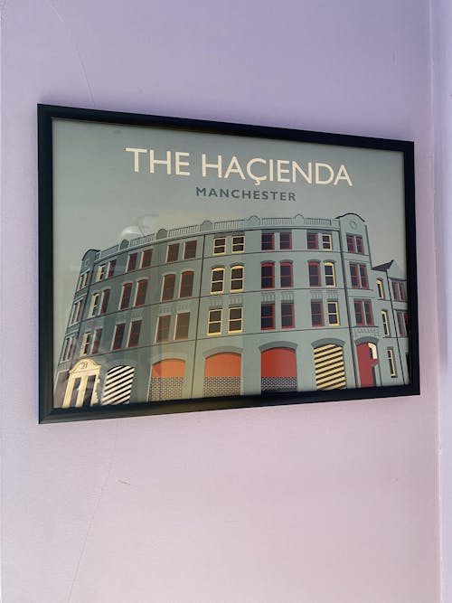 Hacienda Manchester Travel Poster