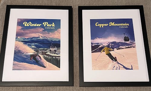 Copper Mountain Colorado Ski Resort Travel Poster