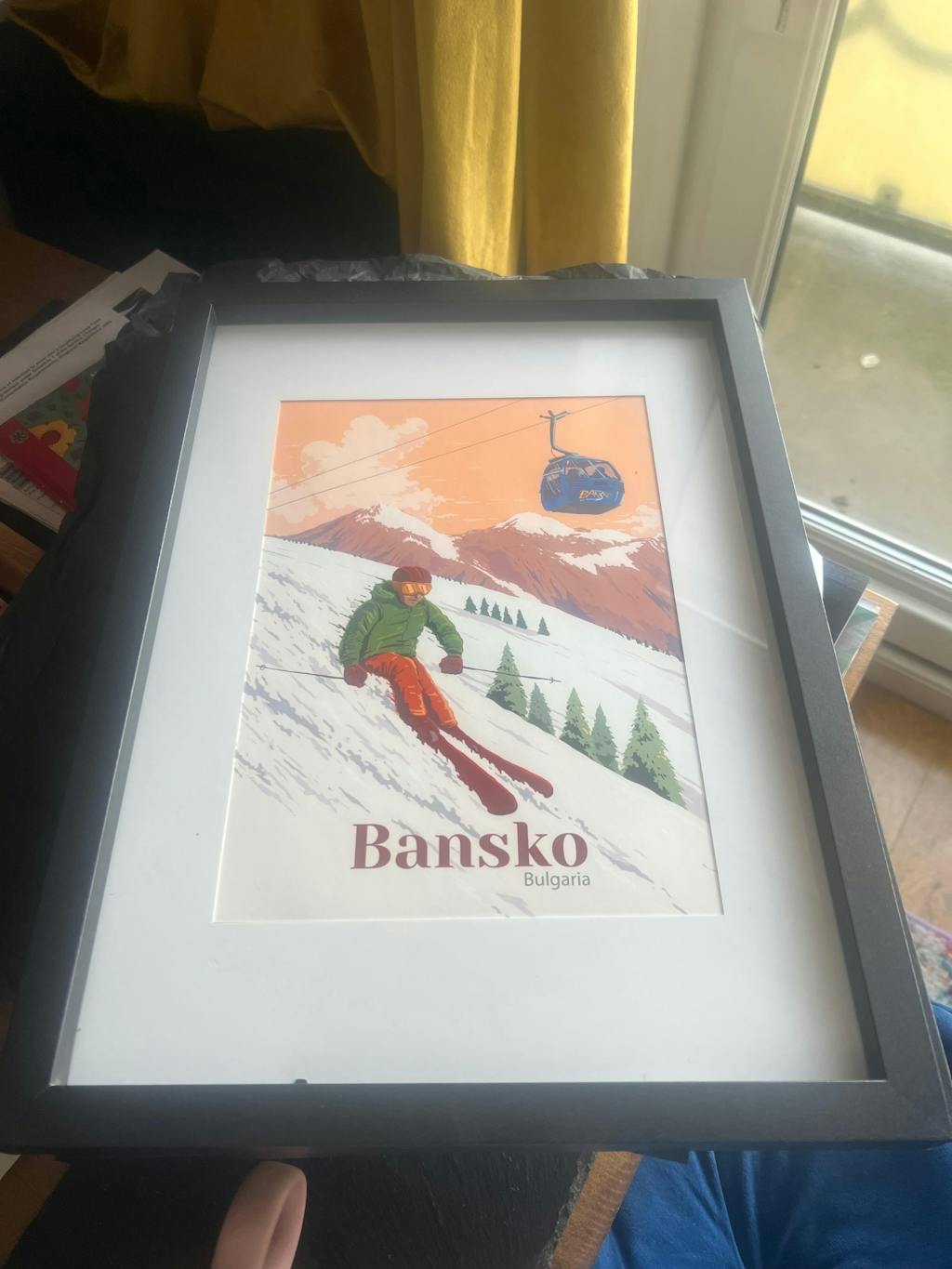 Bansko Bulgaria Ski Resort Travel Poster