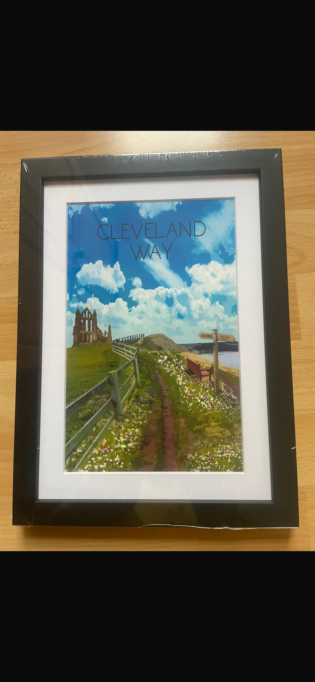 Cleveland Way National Trail Travel Poster