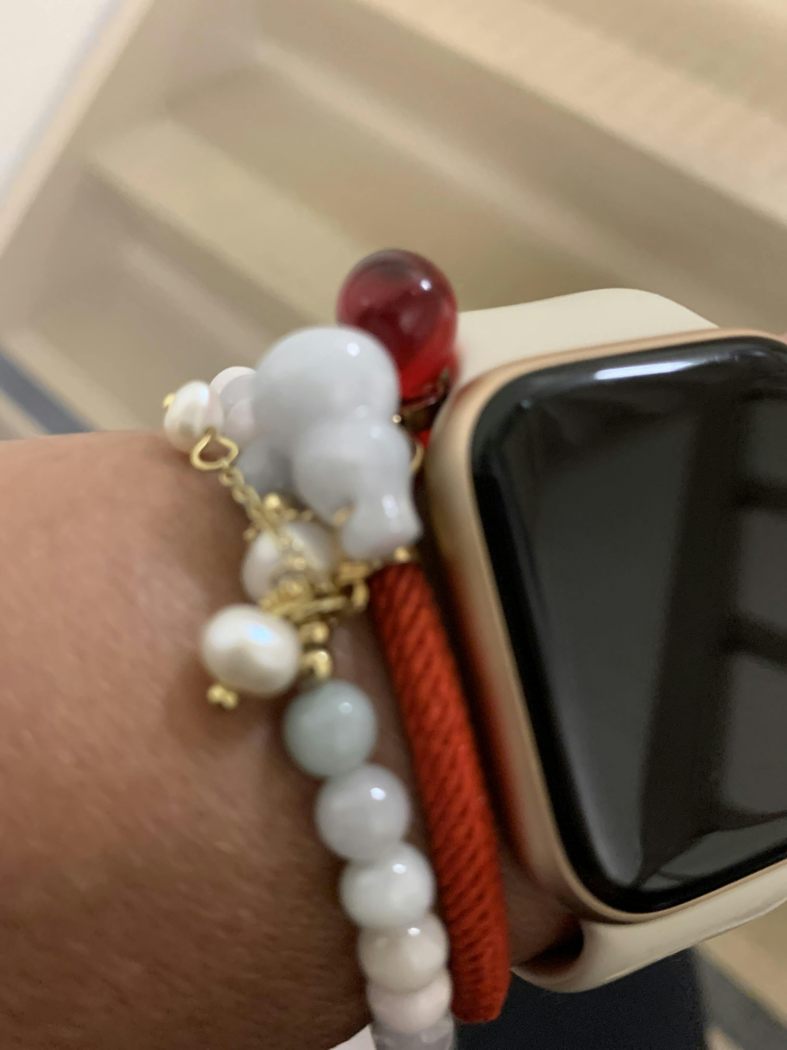 Light Green Jade Wu Lou Bracelet for Health & Protection photo review