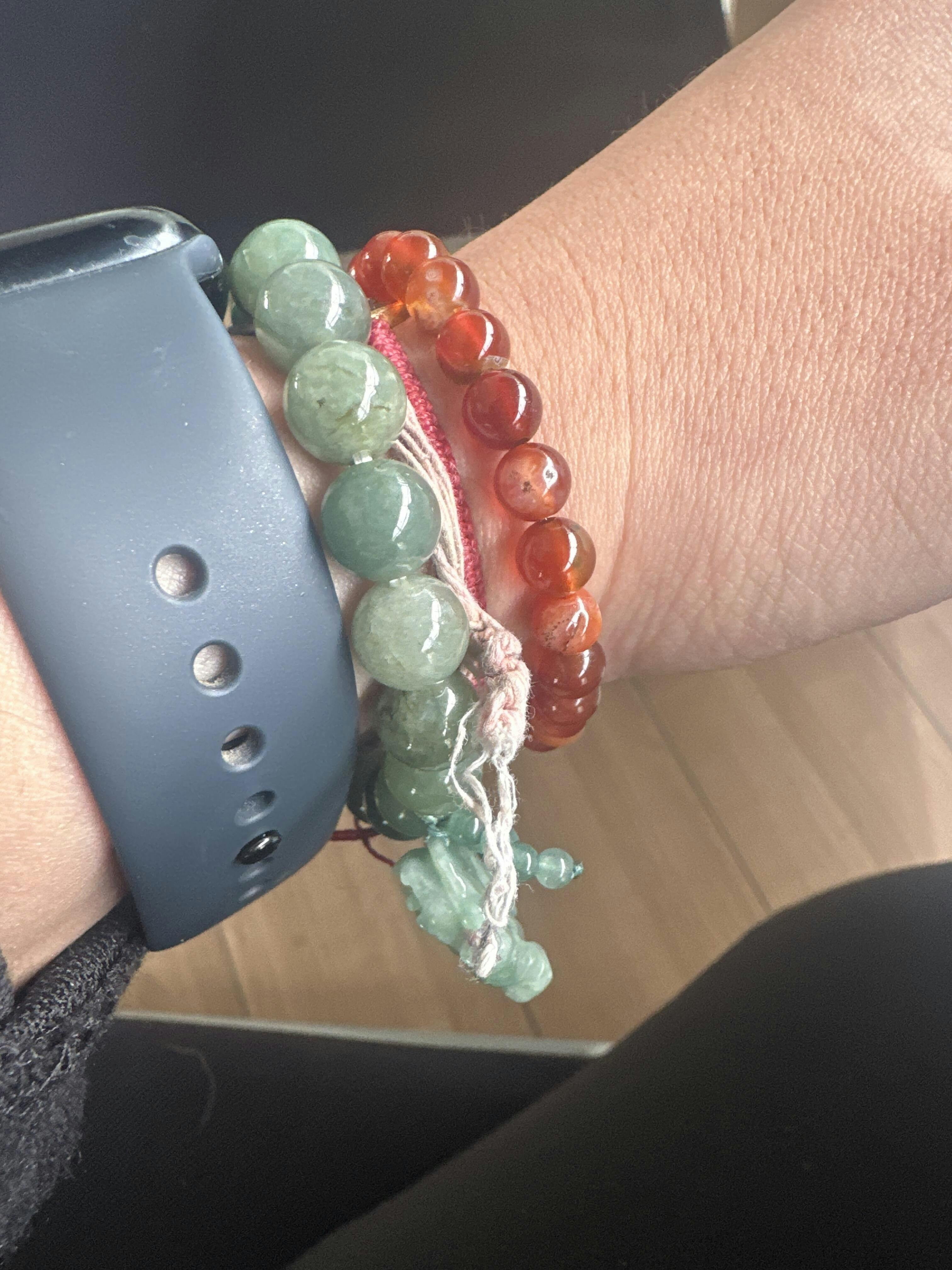 Green Jade Pixiu Bracelet for Wealth & Calming Energy photo review