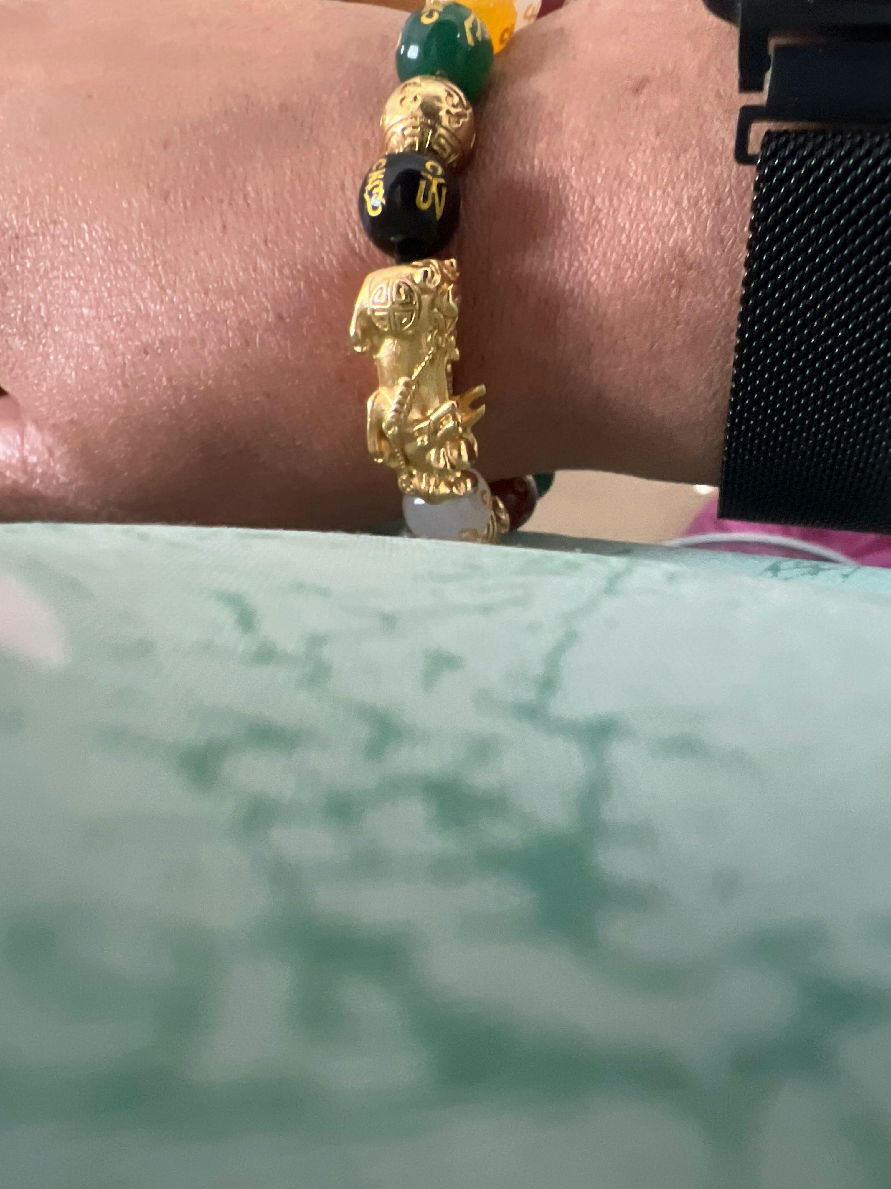 Pixiu Five Elements Agate Bracelet for Wealth & Balance photo review