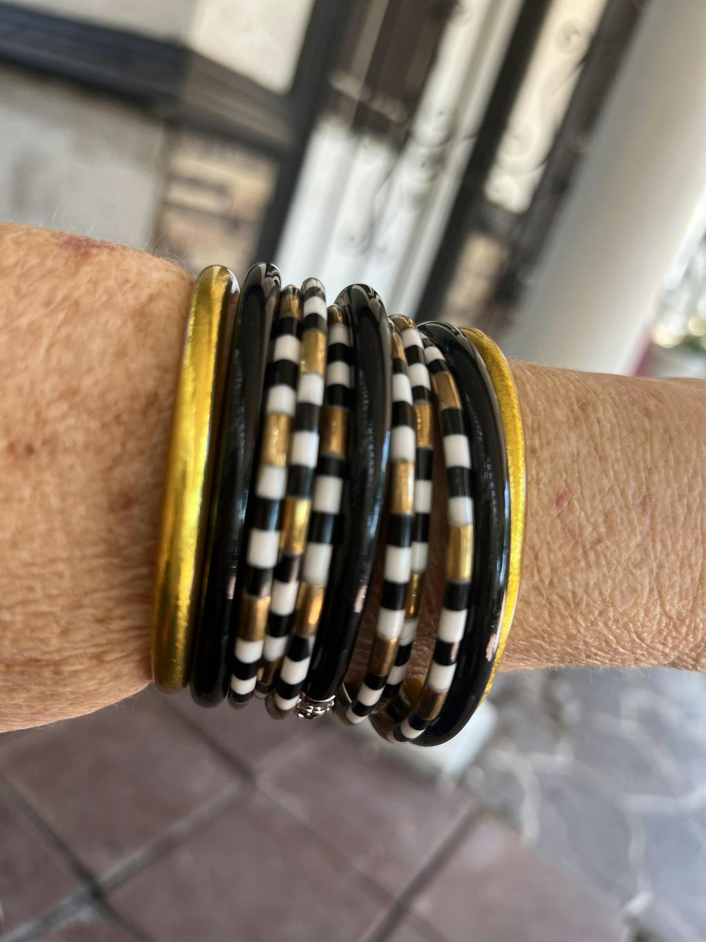 Enamel Veda Bangle Bracelets Set of 6 BuDhaGirl