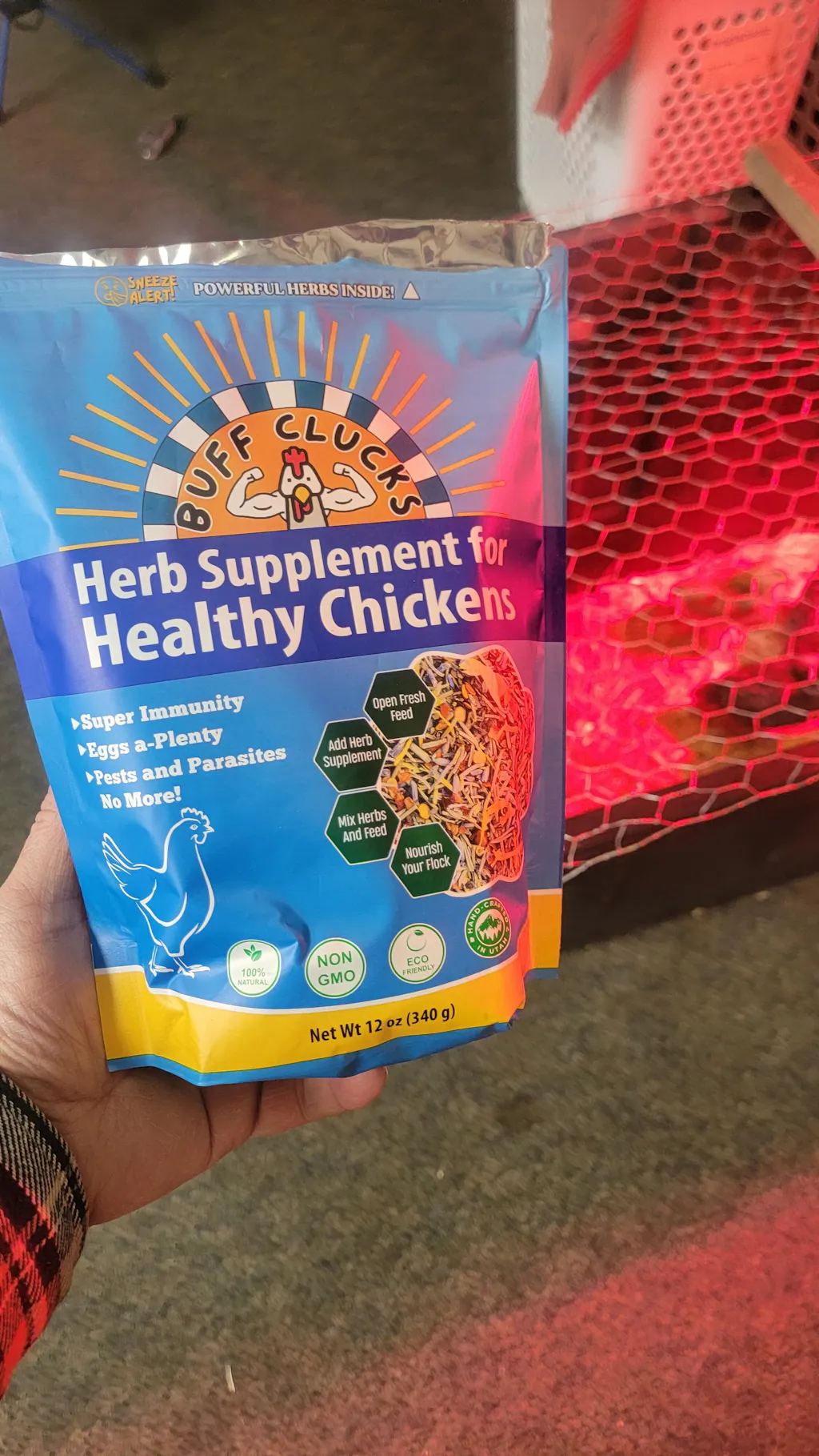 Herb Supplement For Backyard Chickens