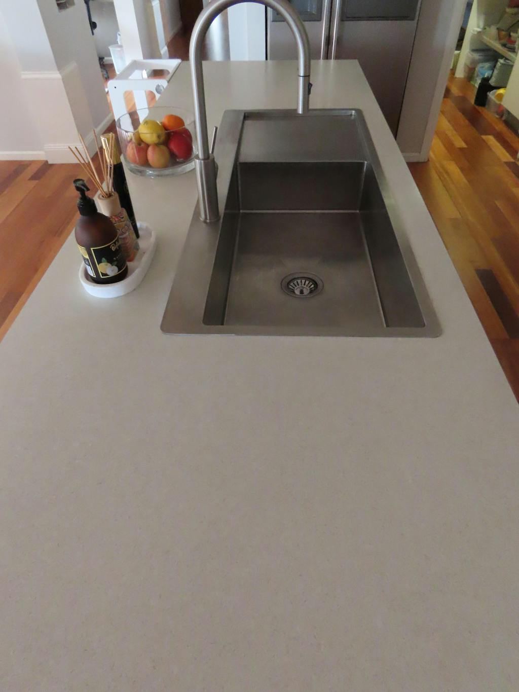 Jayden 1200x500 Single Bowl Tap Landing with Right Drain Board Sink ...