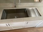 Alma Jayden MKII 1200x500 Single Bowl Tap Landing with Left Drain Board Sink